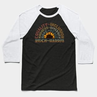 Hope Peace Kindness Diversity Biden Harris Baseball T-Shirt